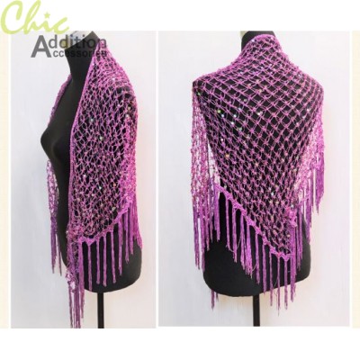 Beaded shawl 300-D